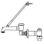 Chicago Faucets 782-VB369CP Concealed Hot and Cold Water Sink