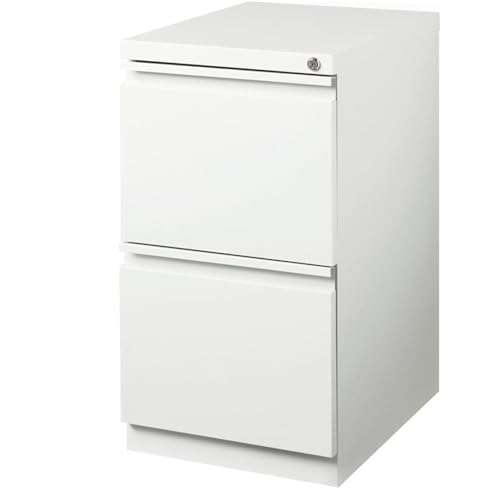 Hirsh Industries White / Modern / One Size Mobile File Cabinets