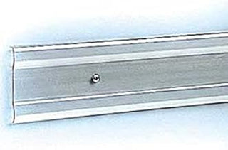 CR-3-8-132 Chair Rail, Polycarbonate, 3" H x 8'L, Clear