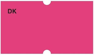 DayMark Safety Systems IT120548 Date Coder Blank Permanent Label, for DM3 SpeedyMark 10 1-Line Marking Gun, Fluorescent Pink