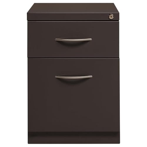 Hirsh Industries Charcoal / Modern / 21.75" H X 15.00" W X 19.88" D Mobile File Cabinets
