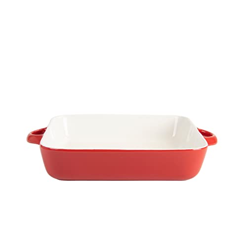 10 Strawberry Street Red / 12" & 9.5" / Rectangle Bake & Serve Sets