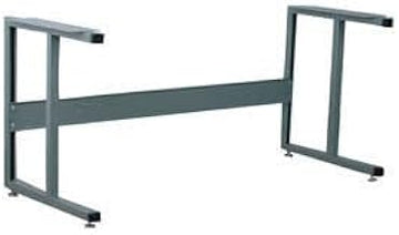 2000 Series Fixed Height Ergonomic Frame, 65" W X 27" D X 30-1/4"H, Blue