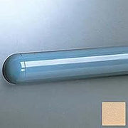 Rounded Accent Rail W/Textured Finish, 2"H x 12'L, Toffee
