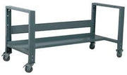 Basic Mobile Frame W/Solid Bottom, 27" D X 76" H, Gray