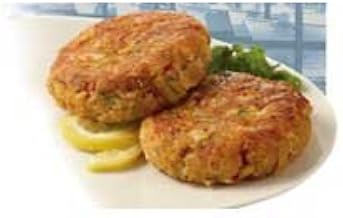 Handy Seafood 3 Ounce Crab Cakes, 2 count per pack -- 12 per case.