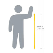 SPARTA Yellow / 1 / 48 inches (Pack of 1) Broom Handles