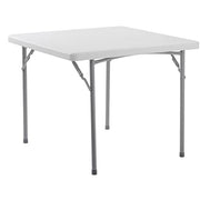 36" x 36" Plastic Folding Table by Global Industrial – 36" x 36" x 29", Plastic, White, Model INT-BT3636-21