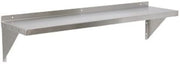 Stainless Steel Commercial Wall Shelf ( 12 W x 48L )18 Ga. with Mounting Brackets NSF APPROVED ROYAL INDUSTRIES