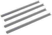 Global Industrial 6' High Angle Post, Gray, 4/Pk