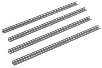 Global Industrial 6' High Angle Post, Gray, 4/Pk