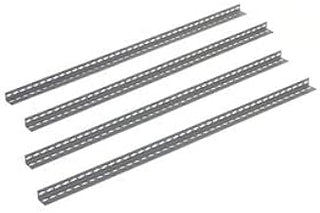 Global Industrial 6' High Angle Post, Gray, 4/Pk