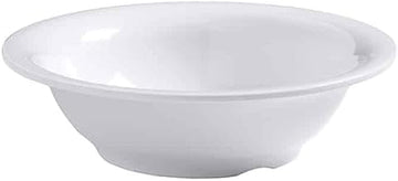 American Metalcraft DBN32WH Melamine Narrow Rim Bowl, White, 32-Ounces