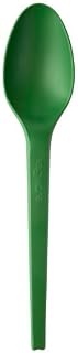 6.5in Compostable CPLA Spoon - Veridian by Vegware