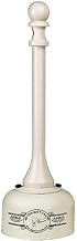 EAGLE Butt Can - 12" Dia.x32"H - 2.5-Gallon Capacity - Indoor/Outdoor - Beige