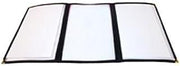 Winco PMCT-9G Tri-Fold Menu Cover, 9.5 X 12-In, Green - Menu Covers-PMCT-9G