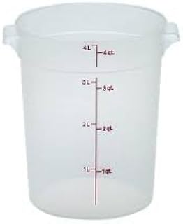 Cambro RFS4PP190 Round Storage Container 4 Qt, 6 Pack