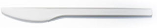 KITCH24/7 Compostable White Knives, 6.4 inch, PLA Bioplastic, 1000 per Case