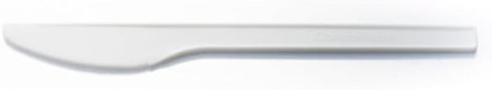KITCH24/7 Compostable White Knives, 6.4 inch, PLA Bioplastic, 1000 per Case