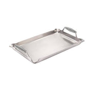 Removable Stainless Steel Griddle Plate by Crown Verity – 21.5" x 14" x 0.2", Stainless Steel, Model CV-SP-1423
