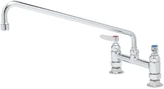T&S Brass, B-0221-V15, 8" DM FCT,ETERNASC,LVR,12" NZL,1.5 GPM
