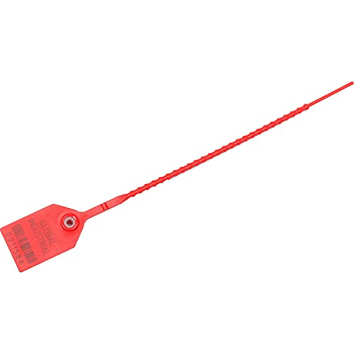 Adjustable Plastic Truck Seal by Global Industrial – Polyethylene, Red, Model HPT13255