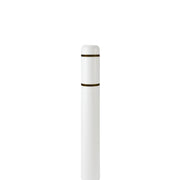 7" x 72" d White w/Black Tape (7.125" ID) by Innoplast – Black, Model BC772WBK