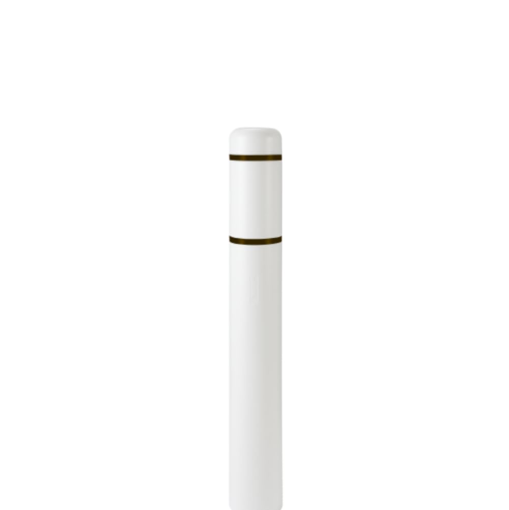 7" x 72" d White w/Black Tape (7.125" ID) by Innoplast – Black, Model BC772WBK
