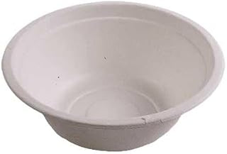 KITCH24/7 White Classic Molded Fiber Bowl, 12 Ounce - 1000 per case