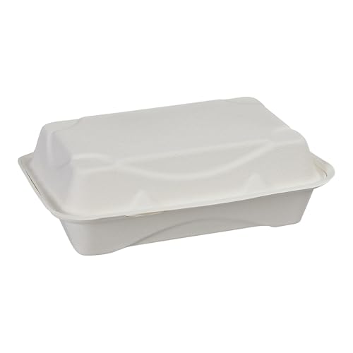 ECO PRODUCTS 9" x 6" / White / Classic Clamshell Take Out Containers
