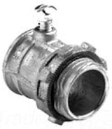 Bridgeport 230-DC2 EMT Set Screw Conduit Connector 1/2 In,