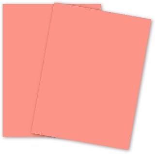 Earthchoice SALMON - 8.5 x 11 Card Stock Paper - 90lb Index - 250 PK by Domtar Colors