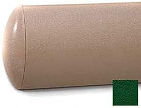 Crescent Series Wall Guard, Aluminum Retainer, 5" H x 12'L, Hunter Green