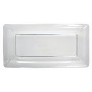 American Metalcraft 92 oz. / Rectangular Rain Platters / Clear Platters