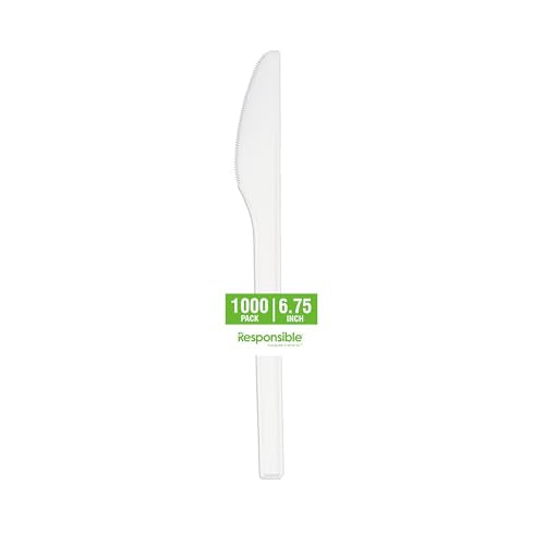 Responsible Products 6.75" Knives White (1000 Count) / White / 1000 Knives
