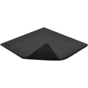 Notrax Black / Fire Retardant / 35.8"L x 35.8"W x 0.8"Th Doormats