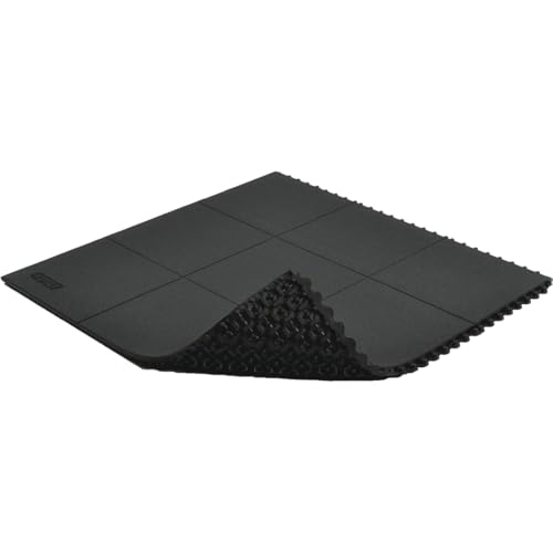 Notrax Black / Standard / 35.8"L x 35.8"W x 0.8"Th Floor Mats & Matting