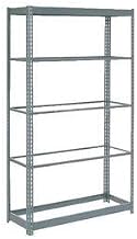 Global Industrial Boltless Heavy Duty Shelving 48" W x 24" D x 84" H, 5 Shelves, No Deck