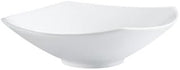 CAC China 15 x 15 x 4 Inch White Square Shallow Bowls 8 Ct