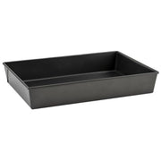 Winco 18" x 12" / Steel / Black Rectangular Cake Pans