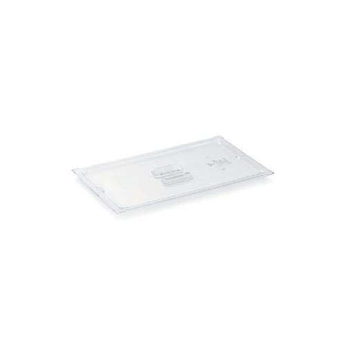 1/6 Size Low Temp Solid Plastic Pan Cover by Super Pan 3 – Polycarbonate, Clear, Model 31600