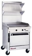 Southbend P32D-GG Platinum Heavy Duty 32" Gas Range w/ Griddle with Manual Controls & Standard Oven Base