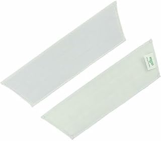 UNGER Commercial Excella™ 20" Microfiber Floor Finishing Pad, White – Lint-Free, Even Application, Machine Washable EF40F