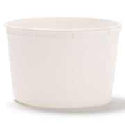 Berry Plastics 64 oz. White Polypropylene Round Food Storage Container | 240 Per Case by Venture – 64.0 ounces, Polypropylene, white, Model T61064CP