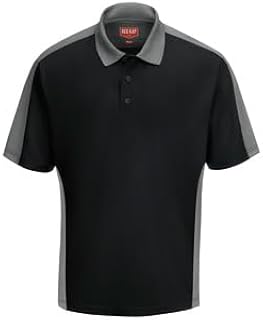 Red Kap SK54NC-SS-S M Ss Color Block Polo-Nv/Ch SS S