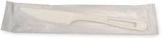 World Centric Compostable TPLA Individually Wrapped Knife, 6.7 inch - 750 per case.
