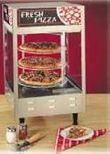Nemco Food Equipment Rotating 3 Tier Self Serve Pizza and Hot Food Display Case, 22.25 x 22.25 x 33.875 inch - 1 each.