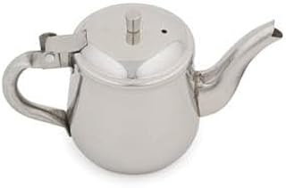 Royal Industries Gooseneck Teapot, Stainless Steel, 10 Oz
