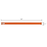 Global Industrial Unslotted Pallet Rack Beam – 120" L x 5-1/2"H, 5630 lbs Capacity, Set of 2