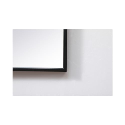 Elegant Decor Black / 24"L x 24"W / Modern Wall-Mounted Mirrors